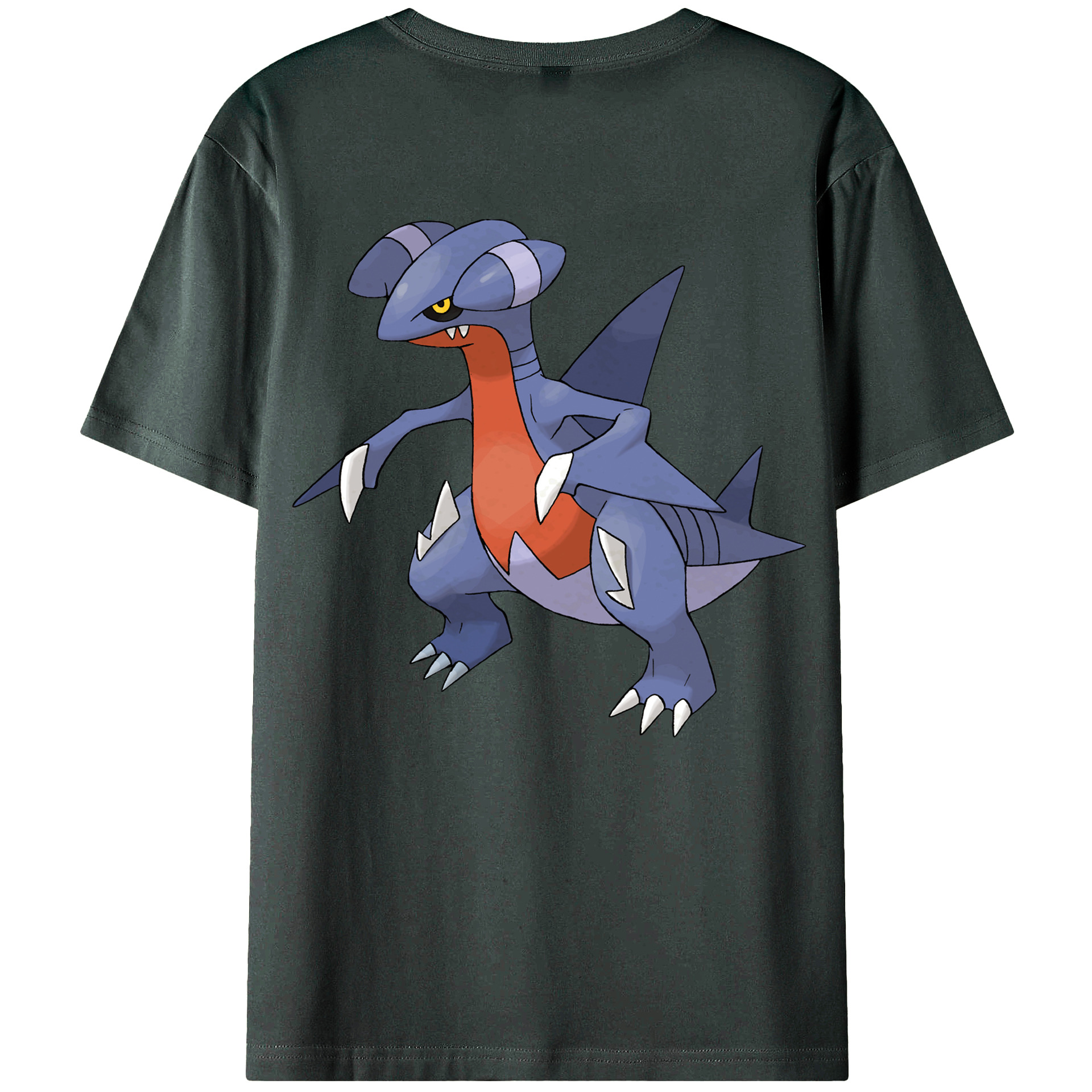 （画像用） ポケットモンスター Pokémon 綿100％ メンズ半袖Tシャツ（バックプリント） 通気性